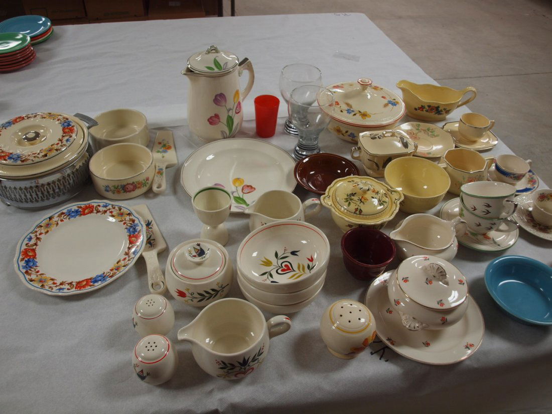 Homer Laughlin & other makers lot of assorted dishes, (1 of 1)