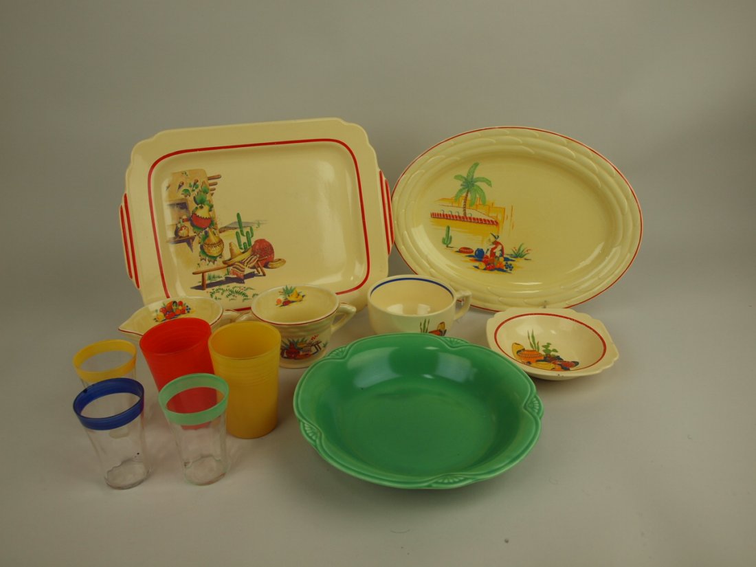 Homer Laughlin lot of assorted dishes and go-alongs (1 of 1)