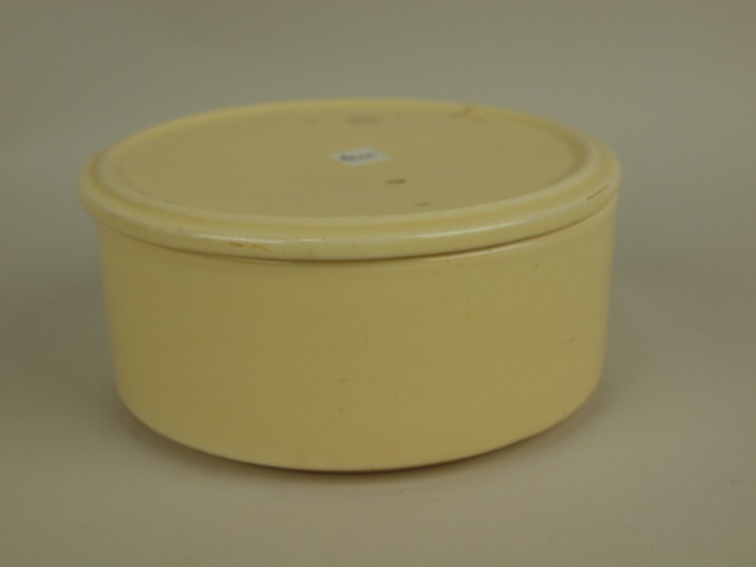 Fiesta Kitchen Kraft ivory stacking lid (glaze bubble (1 of 1)