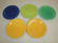 Fiesta 7" plate group, 5 mixed colors