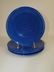 Fiesta 9" plate group, 4 cobalt