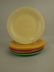 Fiesta 10" plate group, 6 mixed colors