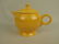 Fiesta large teapot, yellow