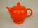 Fiesta medium teapot, red