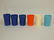 Fiesta juice tumbler group: 3-cobalt, red, ivory, &