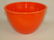 Fiesta #6 mixing bowl, red, nick