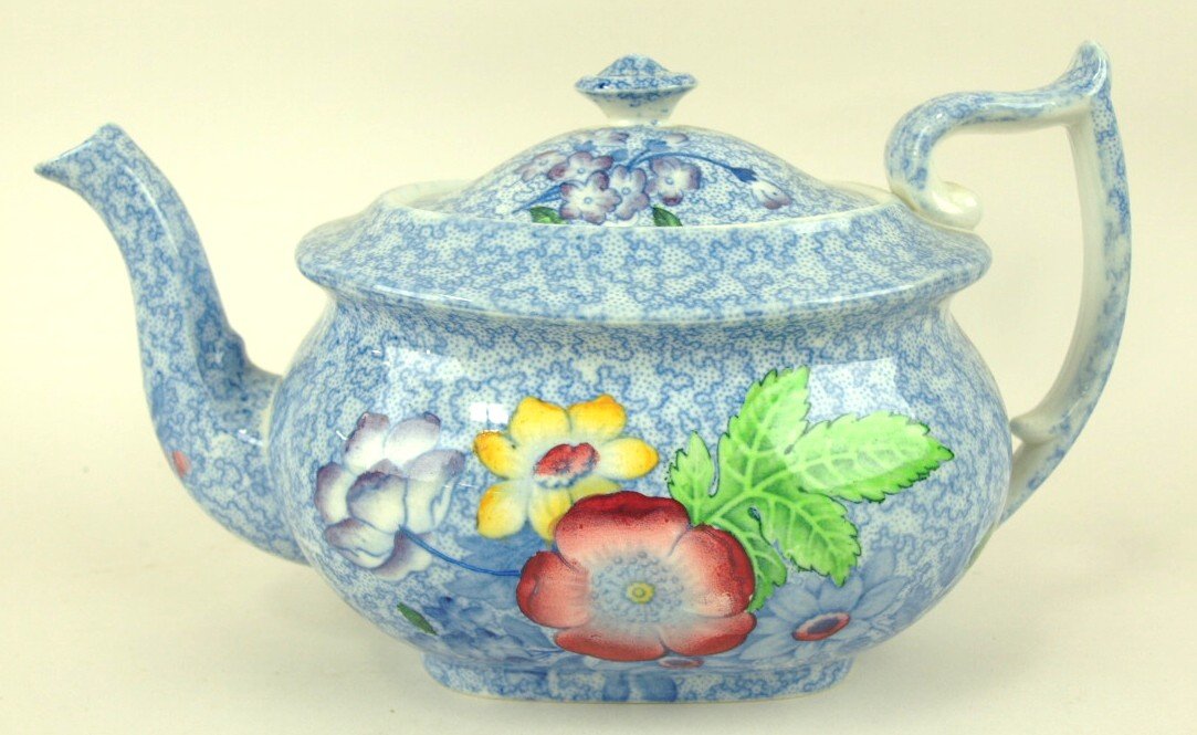 Copeland Spode blue chintz teapot (1 of 1)