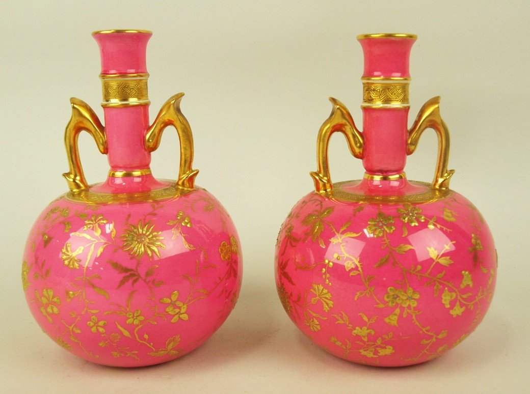 Minton excellent quality pair of porcelain Aesthetic (1 of 3)