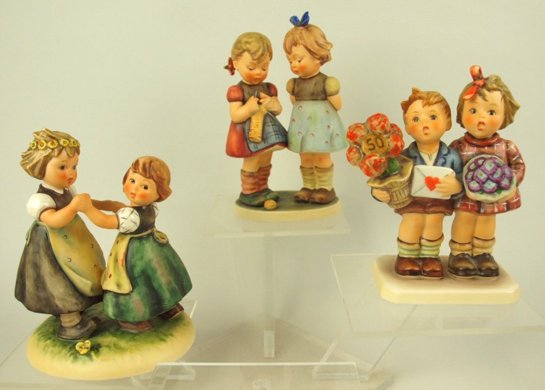 Hummel lot of 3 figures: 6 1/4" to 7", 353, 256, & 416 (1 of 1)