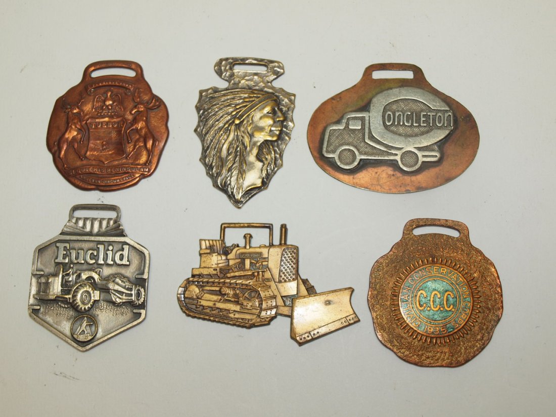 Lot of 6 watch fobs (1 of 1)