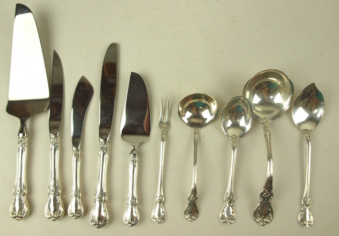 Towle Old Master lot of sterling flatware assorted (1 of 2)