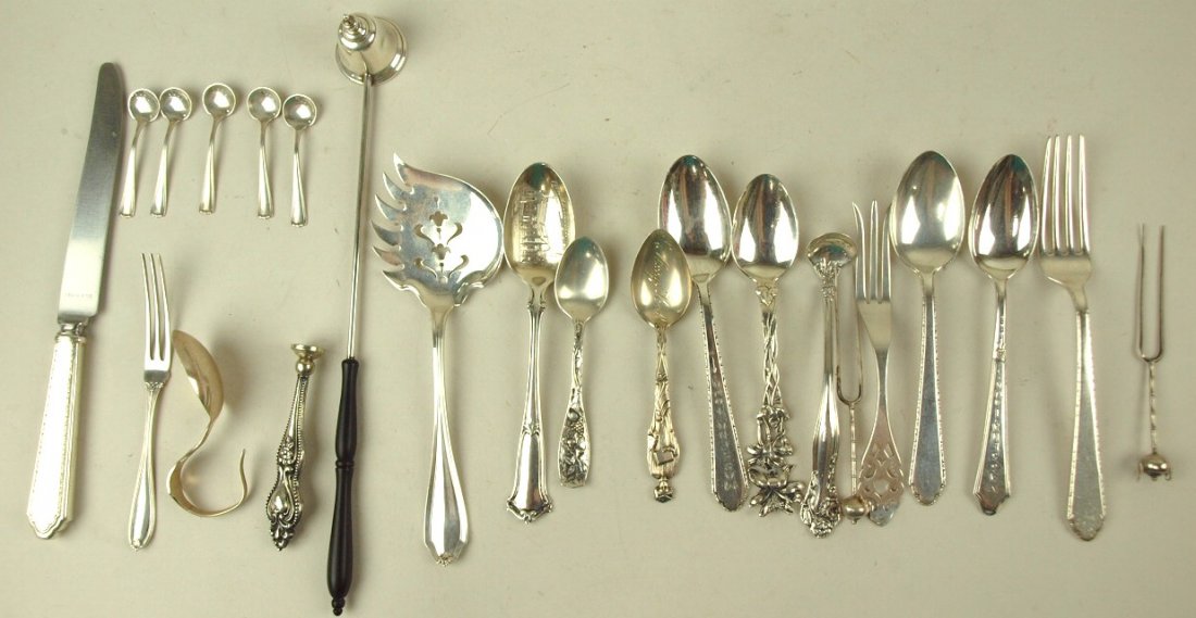 Sterling silver lot of assorted flatware, 10 oz (1 of 1)