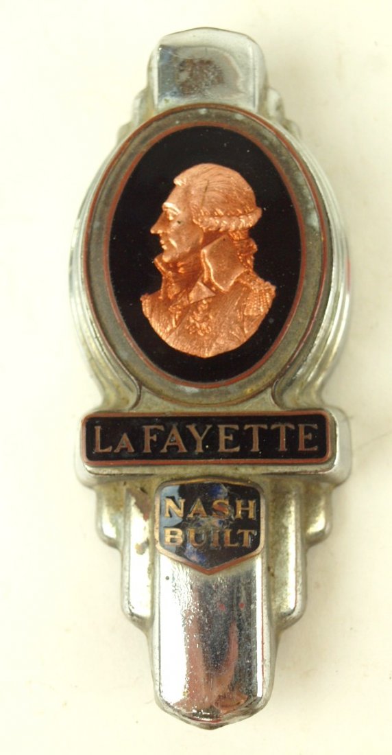 LaFayette Nash built radiator badge emblem: LaFayette Nash built radiator badge emblem