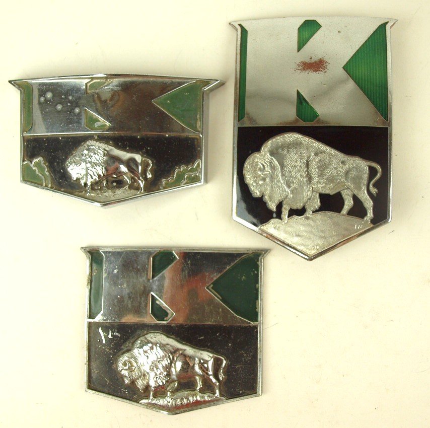 Kaiser Frazer Buffalo Bison hood ornament emblem lot of (1 of 1)