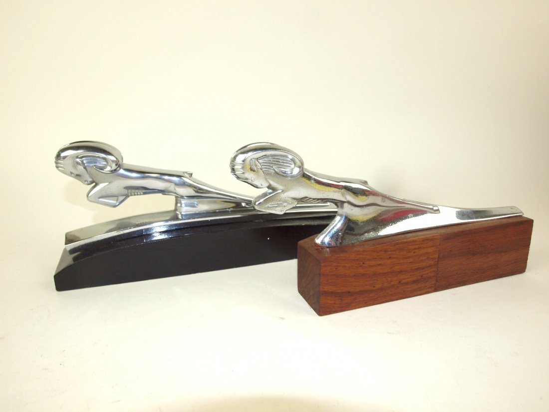 2 Dodge Ram hood ornaments, 9 1/2" (1 of 3)