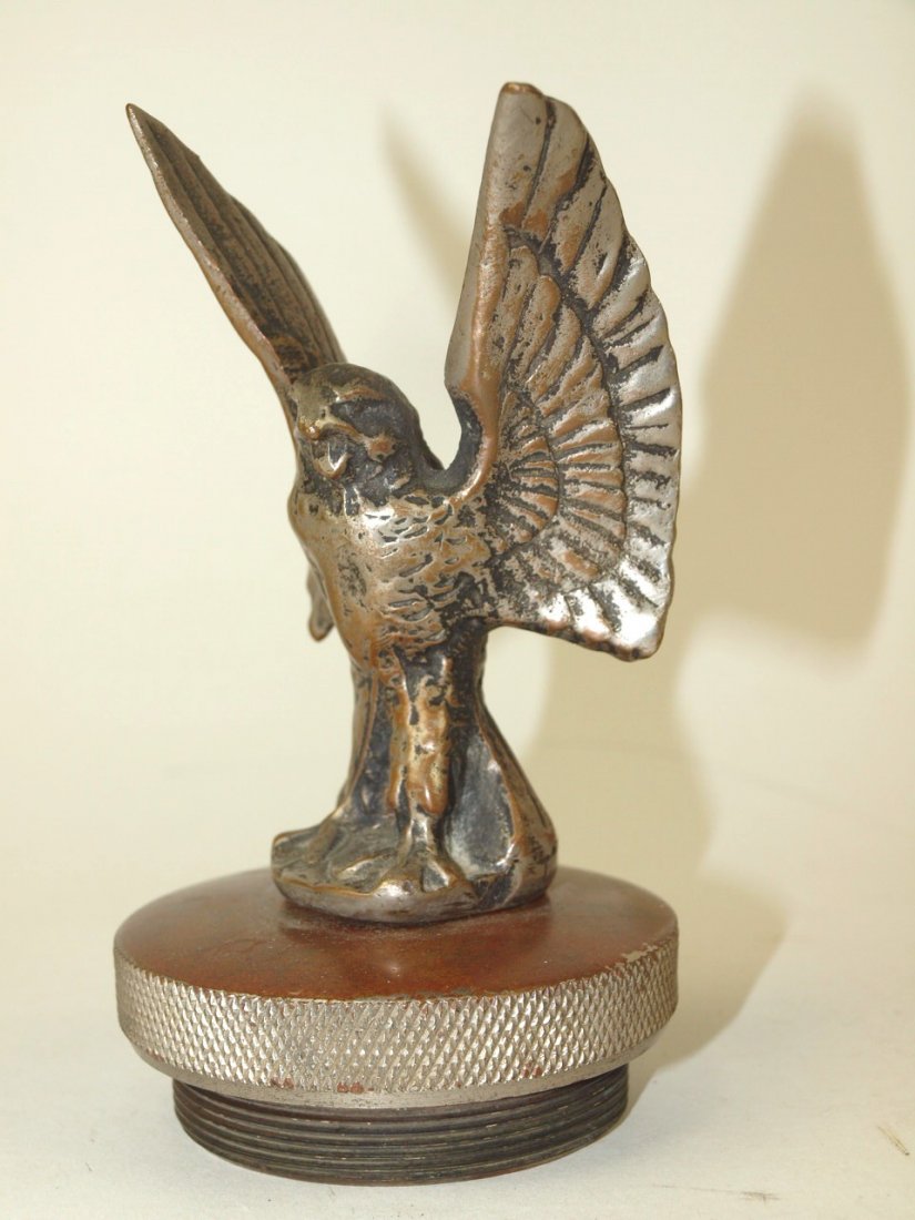 1928 FAlcon Knight hood ornament radiator cap, 5 1/4" (1 of 1)
