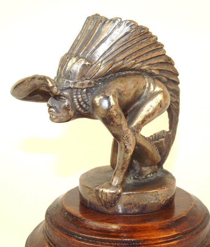 Sioux Indian DePose LaPlange France figural Indian hood (1 of 1)