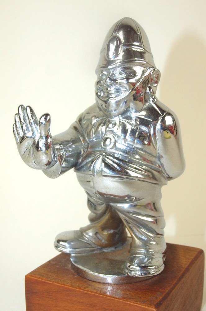 British "Bobby" policeman hood ornament mascot, 5" (1 of 1)