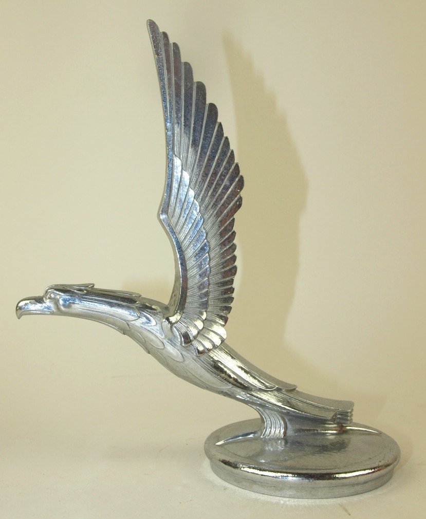 1932 Oakland hodd ornament radiator cap mascot, 8" (1 of 1)