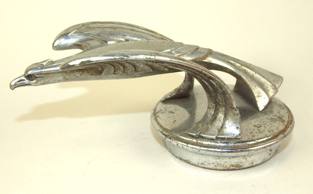 1931-32 Chevrolet eagle hood ornament radiator cap (1 of 1)