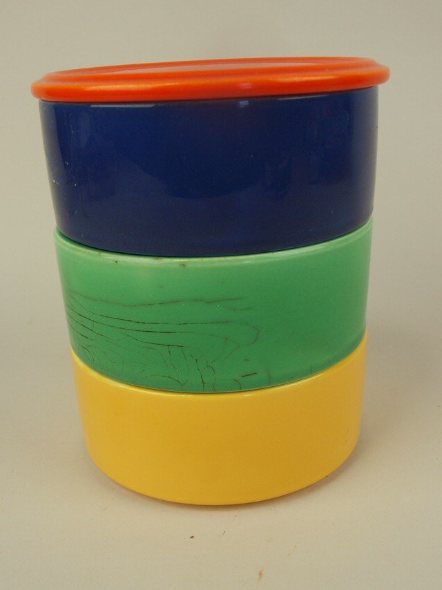 Fiesta Kitchen Kraft 4 piece stack set, red lid, (1 of 1)