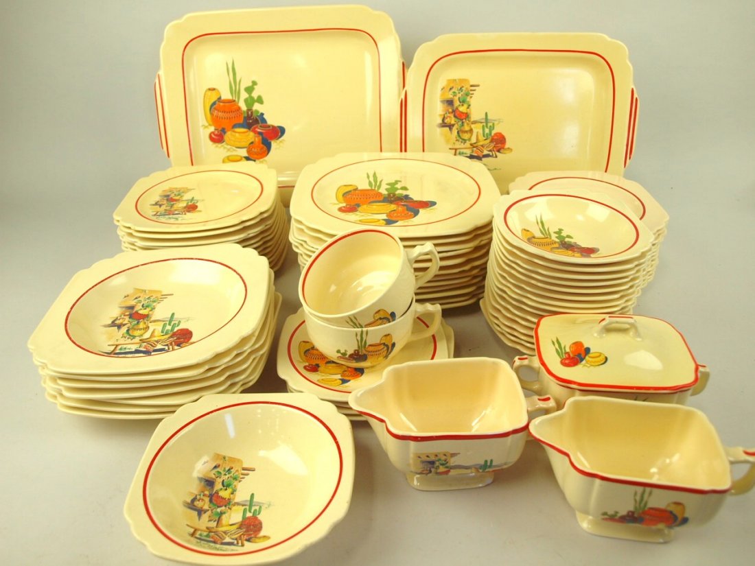 Fiesta Mexicana lot of 70 pieces: 2 platters, 2 (1 of 1)