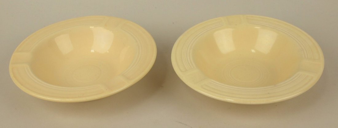 Fiesta ashtrays, 2-ivory (1 of 1)