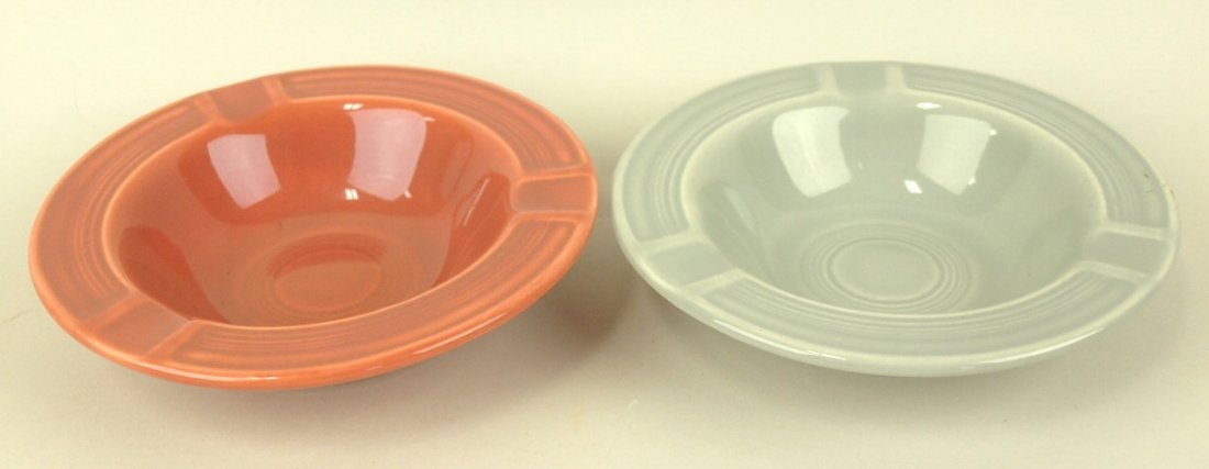 Fiesta ashtrays, rose and green (1 of 1)