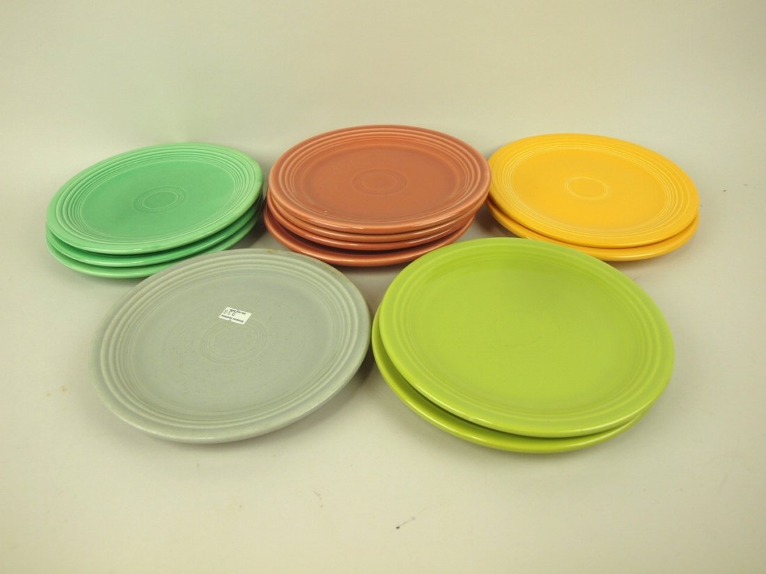 Fiesta 7" plate group, 12 mixed colors (1 of 1)