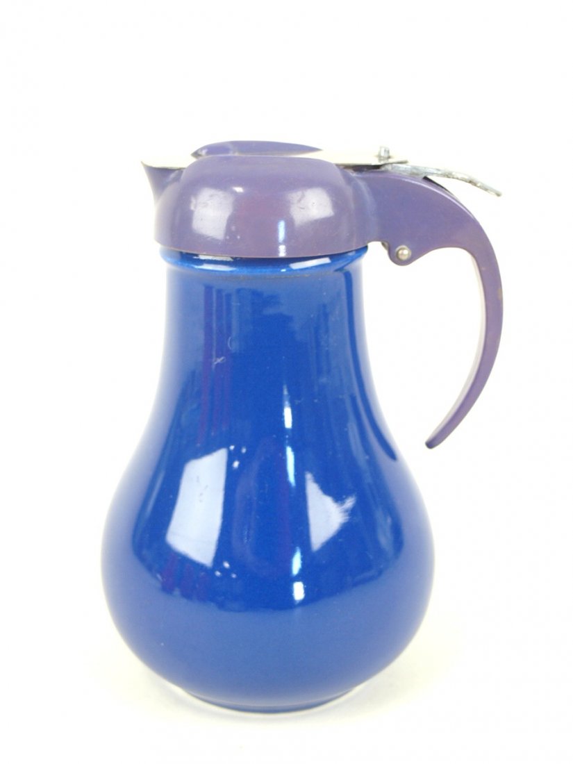 Fiesta syrup pitcher,cobalt (1 of 1)