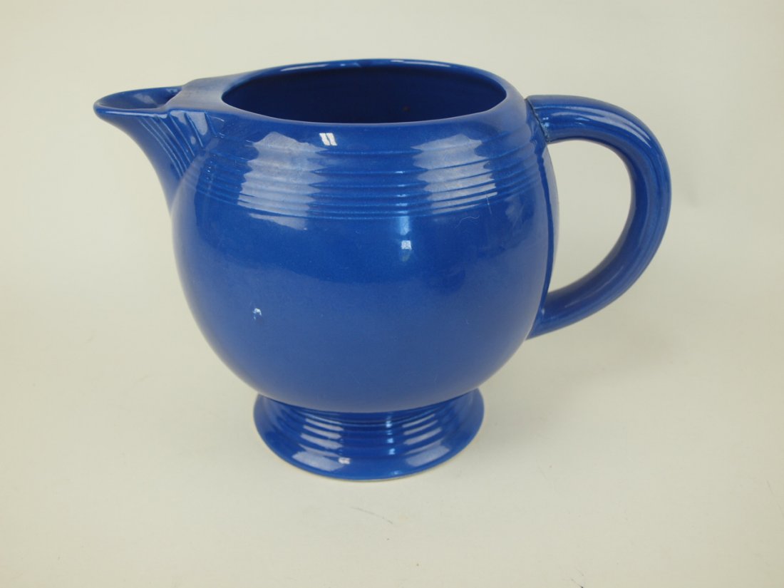 Fiesta ice lip pitcher, cobalt (1 of 1)