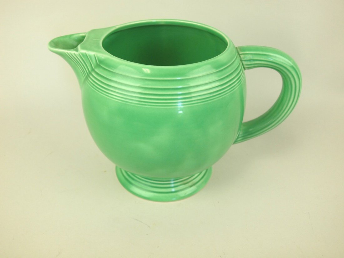 Fiesta ice lip pitcher, green (1 of 1)