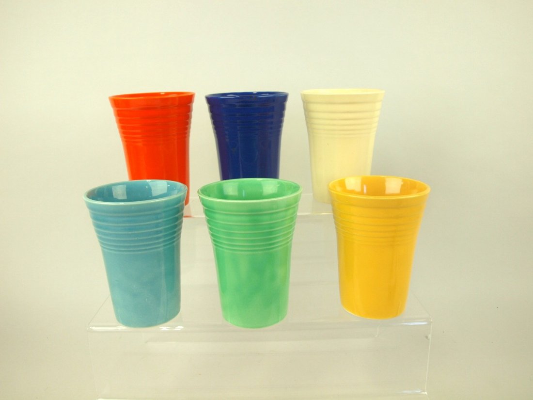 Fiesta water tumbler, original 6 colors: Fiesta water tumbler, original 6 colors
