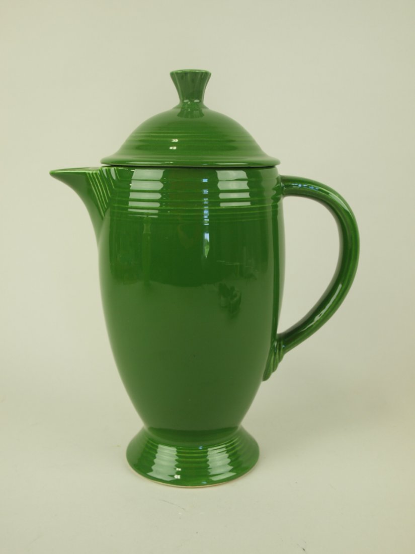Fiesta coffee pot, dark green (1 of 1)