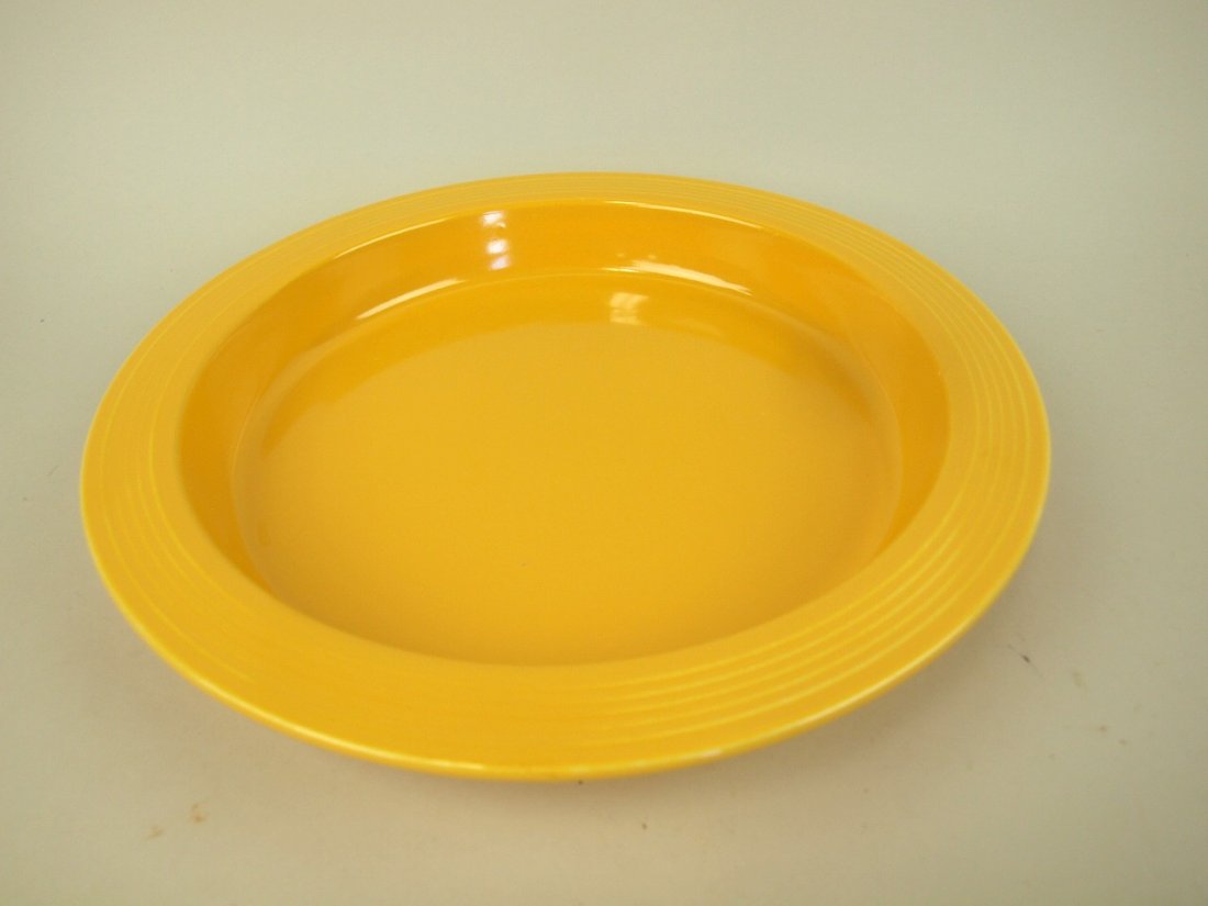Fiesta relish tray, base only, yellow (1 of 1)