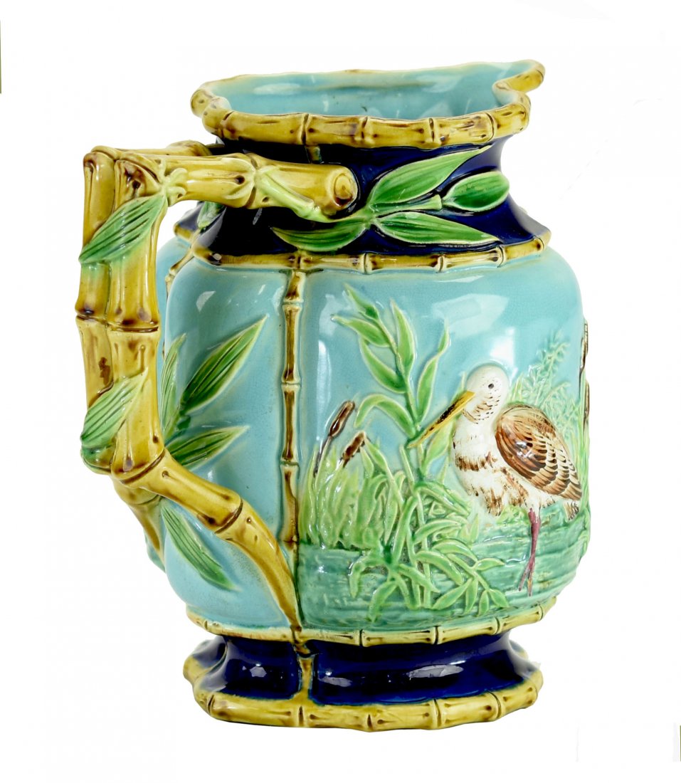 A George Jones Majolica Pitcher c.1875 Pattern No.3409 (1 of 1)