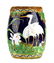 A George Jones Storks Garden Seat c.1875 The cobalt