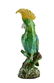A Minton Majolica parrot c.1890 Modeled as parrot