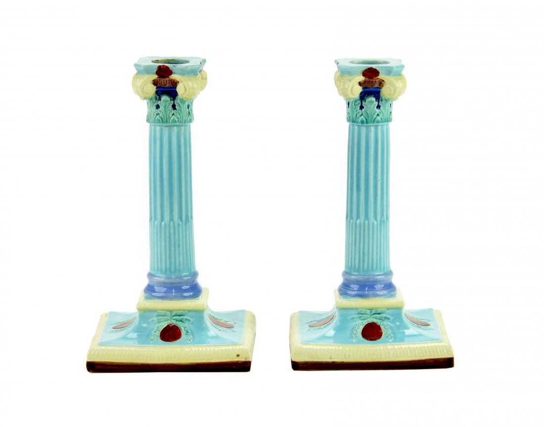 A Pair of Royal Worcester Corinthian Column (1 of 1)
