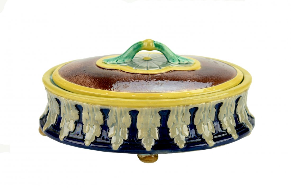 A Rare T.C. Brown Westmead Moore & Co. Majolica Oval (1 of 1)