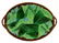 A Striking George Jones Majolica Leafage Tray c.1875