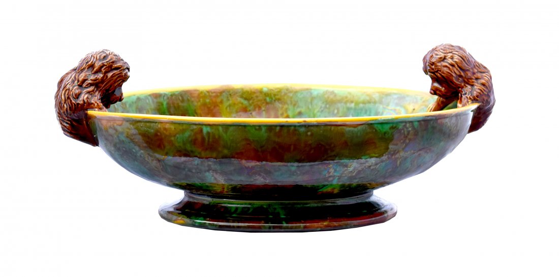 A George Jones Majolica Serving Bowl c. 1875, (1 of 1)