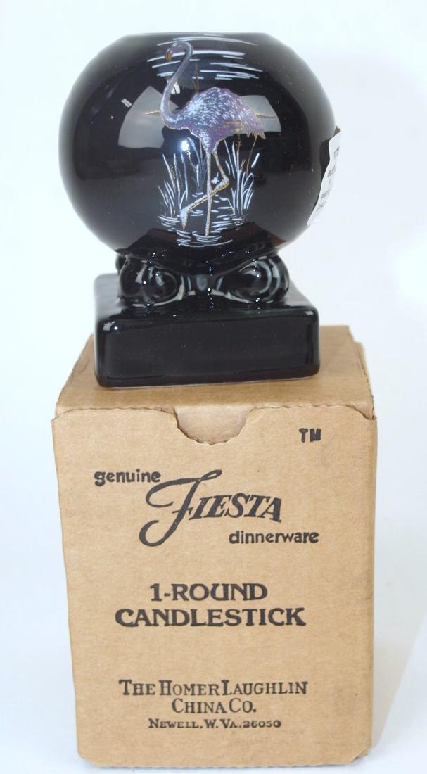 Fiesta Post 86 Moon Over Miami black round candle (1 of 1)