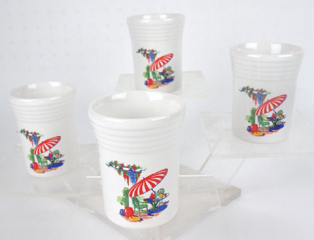 Fiesta China Specialties Sun Porch set of 4 water: Fiesta China Specialties Sun Porch set of 4 water tumblers