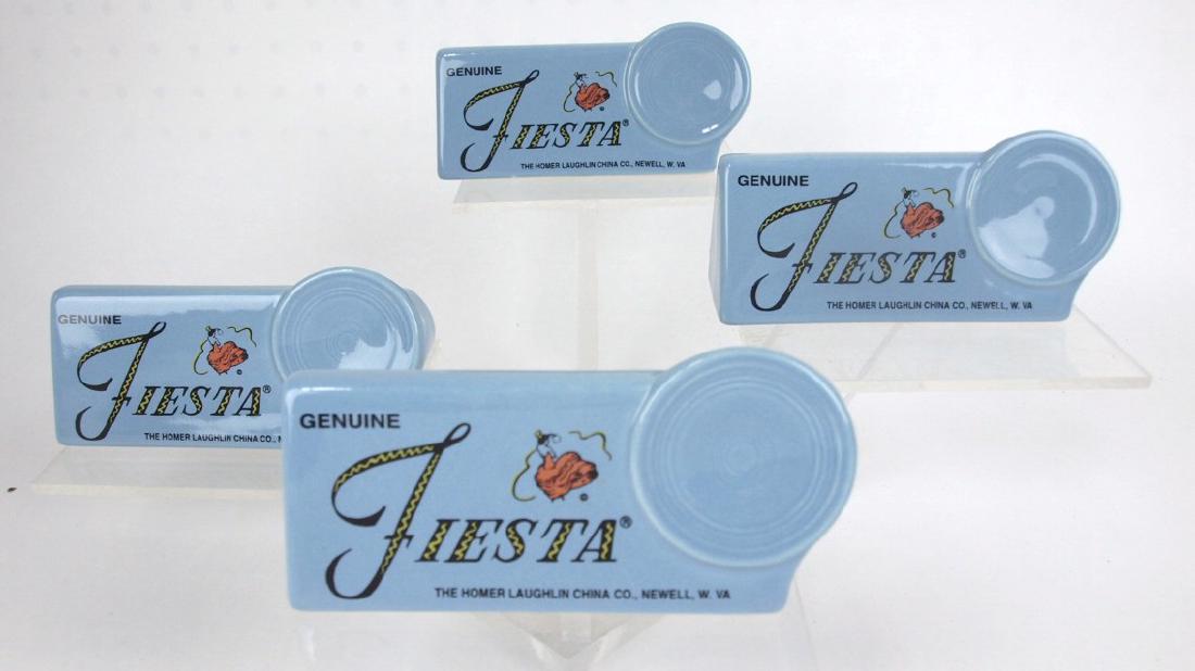 Fiesta Post 86 Periwinkle lot of 4 dealer signs (1 of 1)