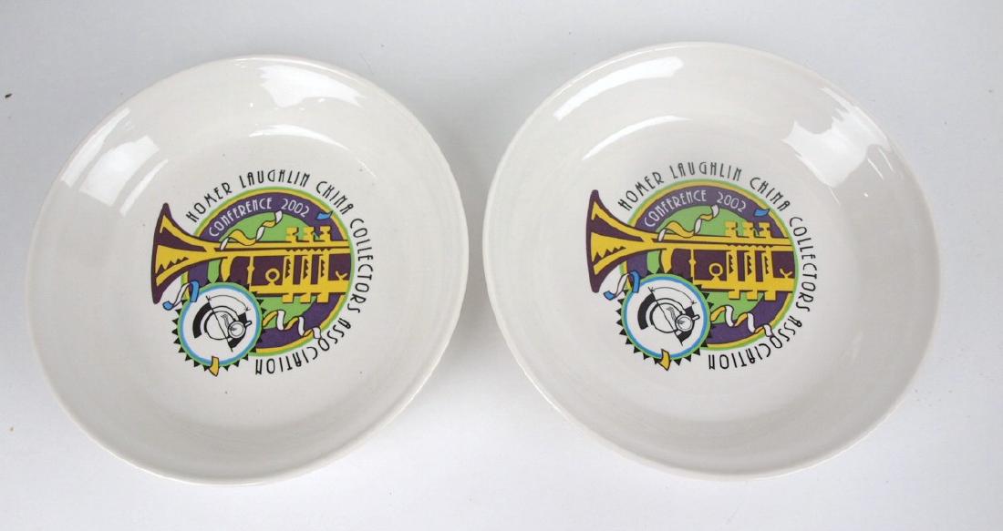 Fiesta Post 86 lot of 2-2002 HLCCA small pie plates (1 of 1)