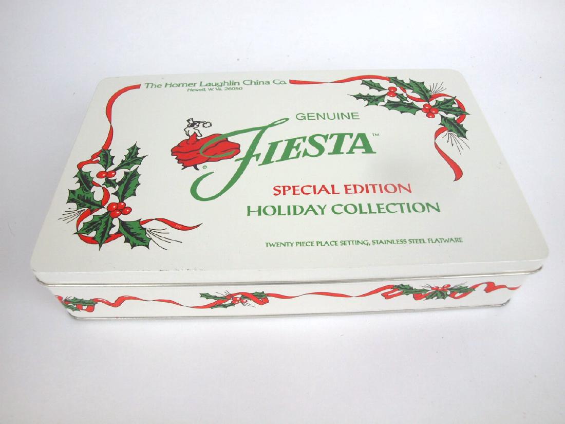 Fiesta Post 86 red Holiday 20 pc silverware set NIB (1 of 1)