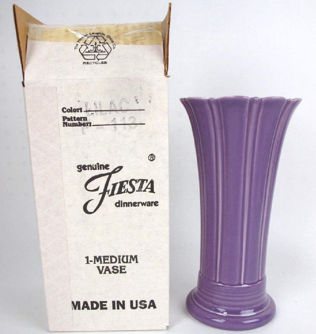 Fiesta Post 86 lilac medium vase, NIB (1 of 1)