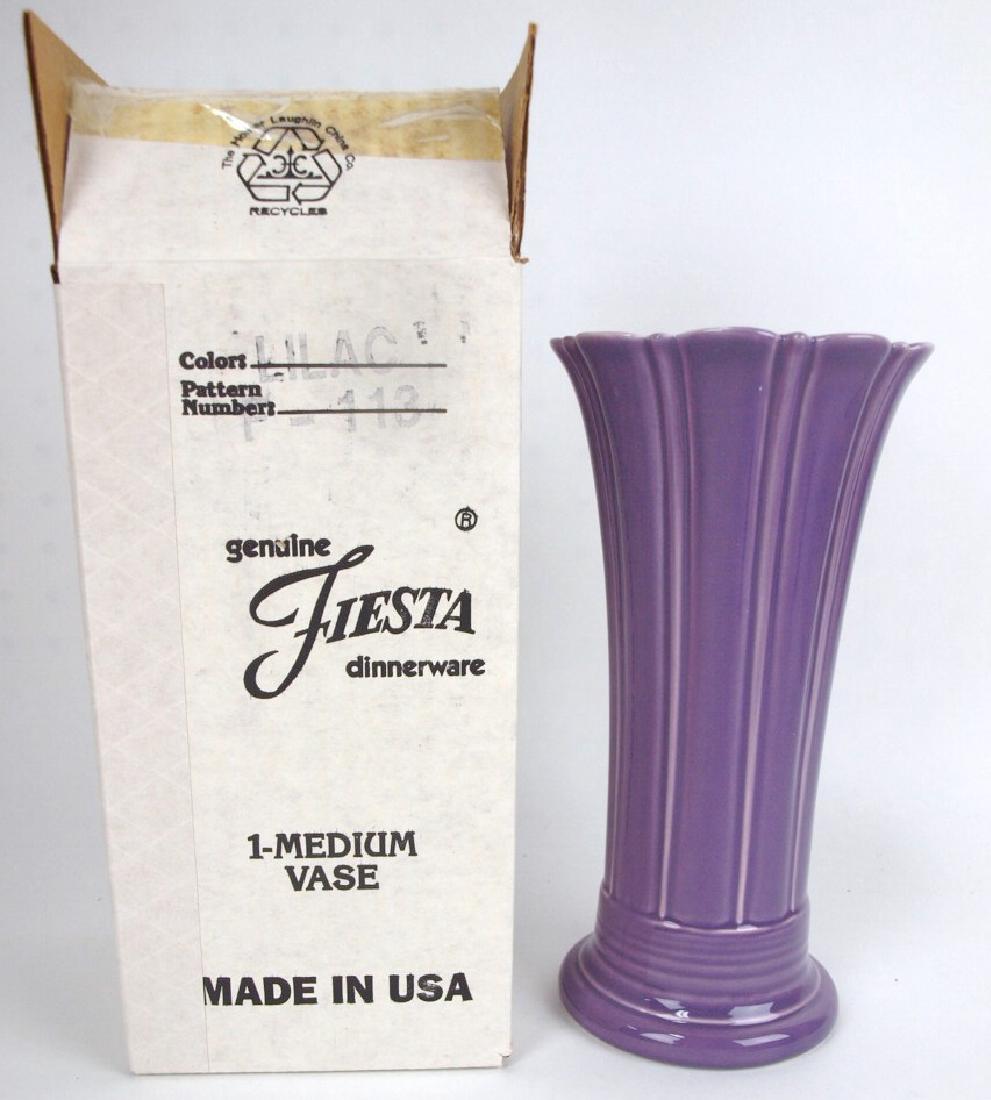 Fiesta Post 86 lilac medium vase, NIB (1 of 1)