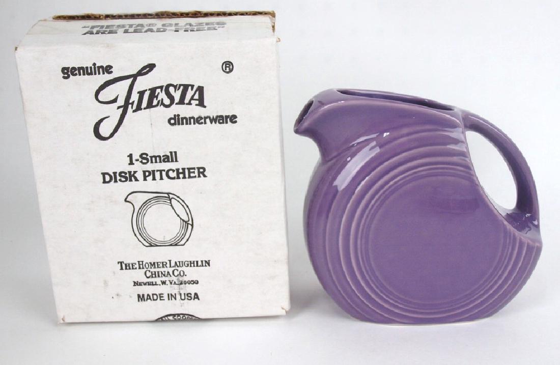 Fiesta Post 86 lilac disk pitcher, NIB (1 of 1)